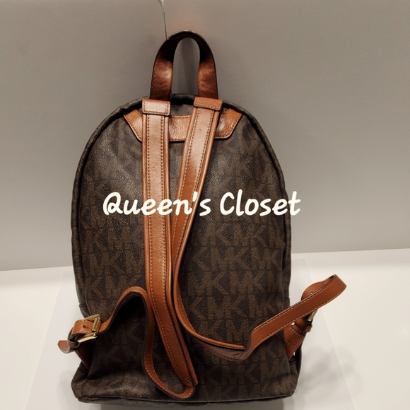 Michael Kors | Canvas Logo Large Backpack |💥BRAND NEW - Picture 7 of 8